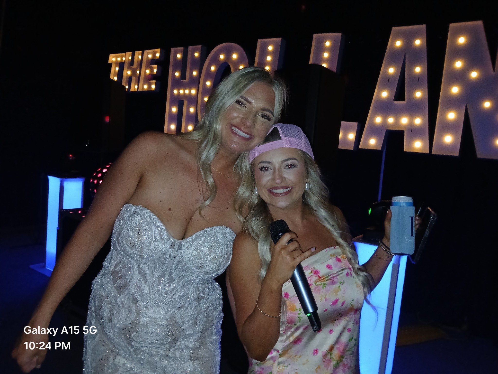 Dillon & Emilee Holland Wedding - Bride with Friend